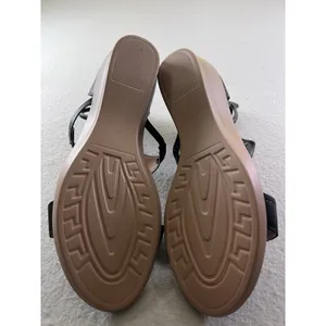 Womens Gladiator Wedge Sandal Ankle Strap Open Toe Shoe Boho Summer‎ US 9 Black thumbnail 5