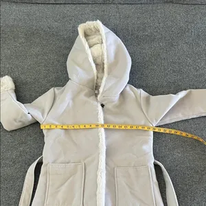 Cozy Hooded Coat with Faux Fur Trim Size‎ M thumbnail 4