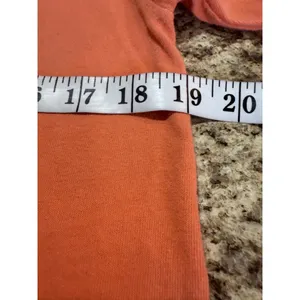 Women's Benny & Belle Long Sleeve Tee M Orange Blue Seahorse thumbnail 7