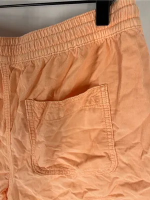American Eagle High-Waisted Corduroy Sport Shorts Neon Peach Size M thumbnail 8
