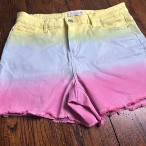 Judy Blue Shorts - Dip Dye Cut‎ Off -L thumbnail 2