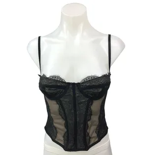 Urban Outfitters Modern Love Lace Spaghetti Strap Cami Camisole Tank Corset Top thumbnail 1