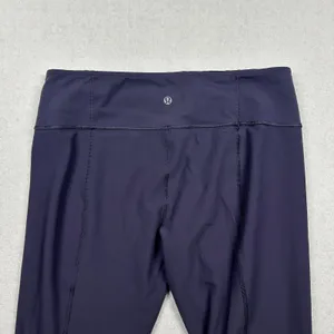 Lululemon Reversible Straight Leg Yoga Pants Women’s Size 10 Purple High Rise thumbnail 4