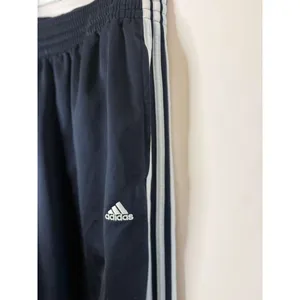 Adidas Baggy 3 Stripes Track Pants in Navy Blue Wide Leg Women's sz. XL thumbnail 4