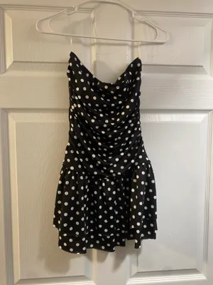 Rue 21 Black Polka Dot mini dress thumbnail 3