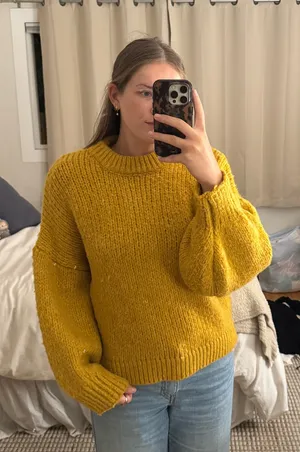 Princess Polly Sweater Yellow S/M thumbnail 1