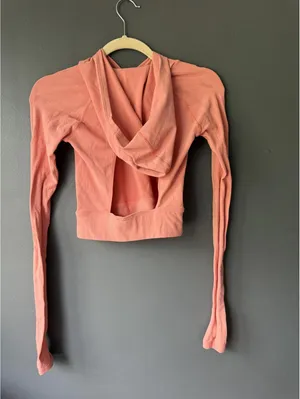 Free People Movement Coral Hooded Crop Top XS thumbnail 2