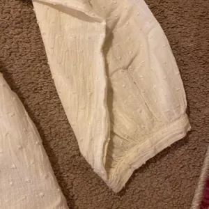 Madewell cream textured‎ button down blouse M thumbnail 5