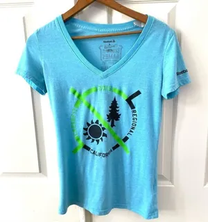 Reebok CrossFit games turquoise short sleeve T thumbnail 1