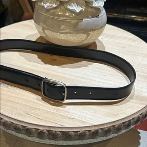 Non Signe Black Genuine Leather Belt 30”-32” thumbnail 5