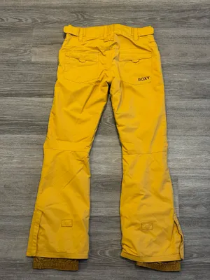 Roxy Yellow DryFlight 10K Ski & Snowboard Pants (Size S) thumbnail 2