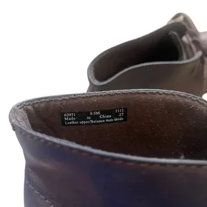 Clarks Indigo Women's‎ Size 8.5 M Brown Leather 3 Inch Heel Tie Ankle Booties thumbnail 9
