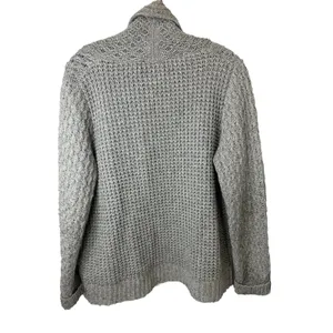 Madewell Womens Sweater Medium Gray Knit‎ Casual Career Cardigan thumbnail 9