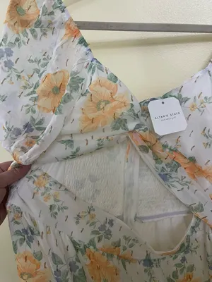 NEW Altar’d State Floral Maxi Dress Size 2XL NWT thumbnail 5