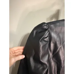 Torn by Ronny Kobo Gemma‎ Vegan Leather Cutout Mini Dress M black chic sleek thumbnail 13