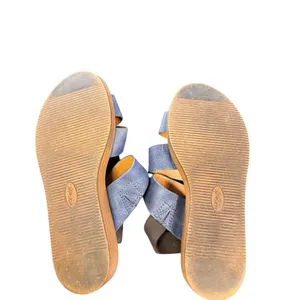 Eurosoft Nadine Blue Comfort Footbed Slingback Modified Sandals Womens Size 8M thumbnail 8