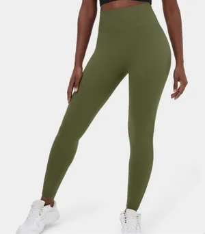NWOT Seamless Flow High Waisted Butt Lifting Leggings Winter Moss Sz S thumbnail 1