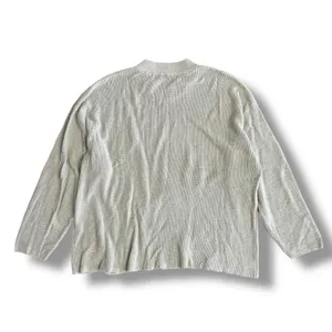 FP Beach by Free‎ People Sage Green Waffle Knit Mock Neck Sweater Size M thumbnail 5