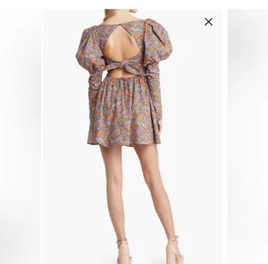for love and lemons brittany puff sleeve floral dress thumbnail 2