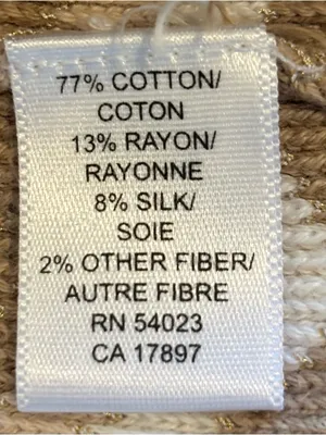 Forth & Towne Allegory Silk Blend Chevron Knit Skirt Tan White Medium thumbnail 3