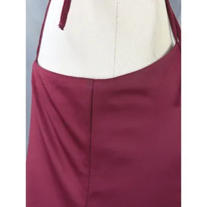 Privacy‎ Please Satin Tie Strap Mini Dress Square Neck Wine Red Cocktail Party thumbnail 6