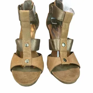 Nine West Leather strappy heeled sandals size 8 thumbnail 5