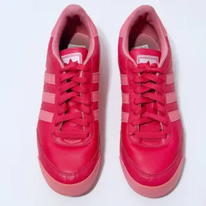 Adidas Orion Leather Low Top Sneakers Womens 8.5 Pink Barbie Colorful thumbnail 6