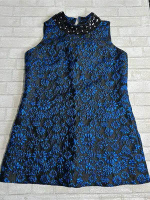 SugarLips Centralia Jaquard Floral Emla Sleeveless Mini Dress Size Large thumbnail 5
