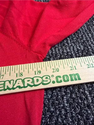 Ralph Lauren Red Sweater With Buckle Accent Size Large thumbnail 2