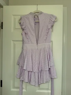 Light Purple Romper These Three Boutique thumbnail 2