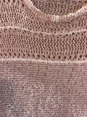 Boho Knit Sweater Tan Size L thumbnail 5