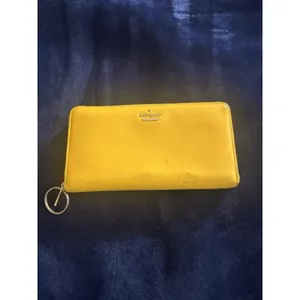 Kate Spade New York Bilfold Slim Card Case Key Ring Wallet - Canary Yellow thumbnail 2
