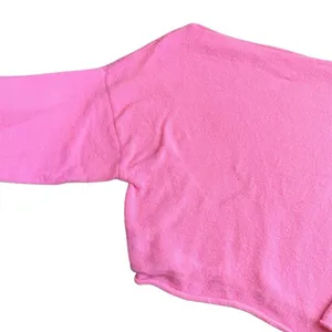 Lane 201 Women’s Size S Drop Shoulder Pullover Sweater Hot Pink Barbiecore Comfy thumbnail 7