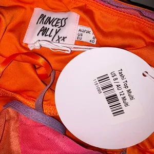Princess Polly Pink Orange Shiny Tashi Tank Top thumbnail 7