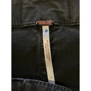 Free People Pants Womens 4 Gray Button Fly High Rise Straight Leg Stretch Chino thumbnail 8
