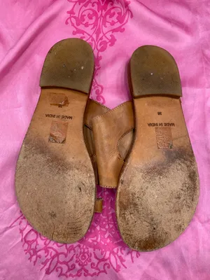 Free People Sant Antoni slide asymmetrical strap toe loop saddle brown 38 thumbnail 4
