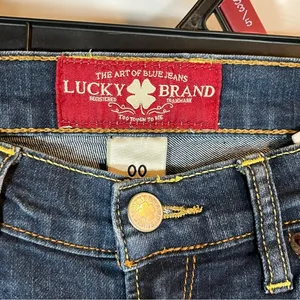 Lucky Brand Jeans‎ Size 00/24 Charlie Skinny Stretch Style# 7WD1555 Straight Leg thumbnail 5
