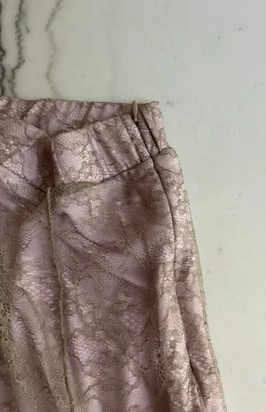 Free People Shape Of You Lilac Purple Lace Set Strapless Top Skirt thumbnail 13