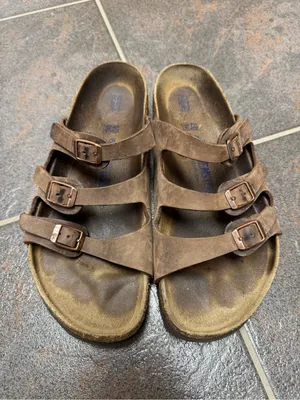 Birkenstock Florida Leather Footbed Buckle Sandals Comfort Dark Brown EU 40 US 9 thumbnail 12
