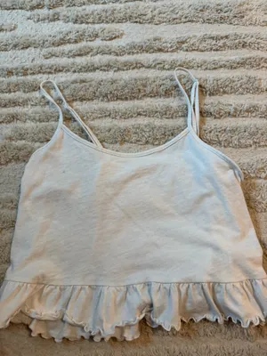 AMERICAN EAGLE BABY DOLL RUFFLE TOP thumbnail 2