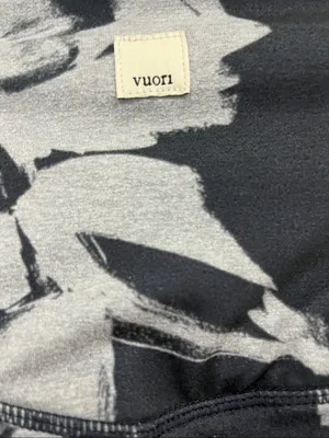 Vuori Black & Light Gray Floral Active Leggings Size Small (?) thumbnail 3