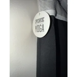 NWT 2016 Victoria's Secret PINK‎ Bling Foldover Flare Leggings Yoga Pants SZ L thumbnail 3