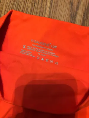 Yogalicious Orange Biker Shorts thumbnail 2