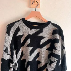 Vintage Adam Sloane Houndstooth Sweater Size XL thumbnail 5