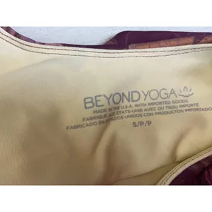 Beyond Yoga Womens Small Plum‎ Copper Marble High Neck Racerback Athletic Tank thumbnail 5