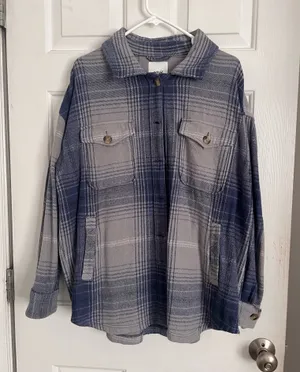 Aerie Flannel Shacket thumbnail 1