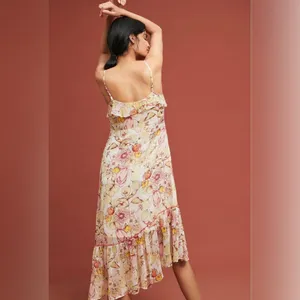 Anthropologie Meadow Rue Floral Slip Dress size 16 thumbnail 2