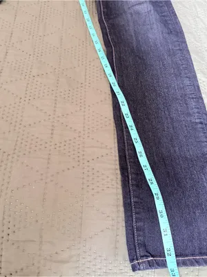 Paige Hidden Hills Straight Leg Jeans Size 28 Dark Wash Double Button thumbnail 9