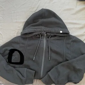 FIGS Black Women's Zip-Up Hoodie thumbnail 5