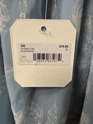 Altar'd State Light Blue Floral Midi Dress thumbnail 6